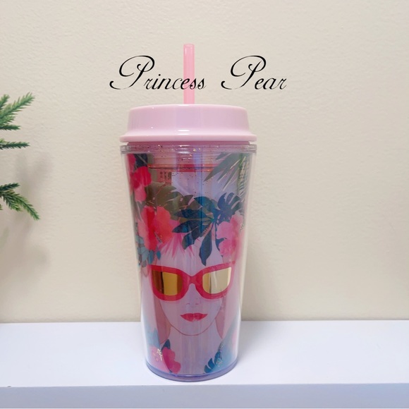 Starbucks Girl Summer times tumbler 16 oz - Picture 1 of 7